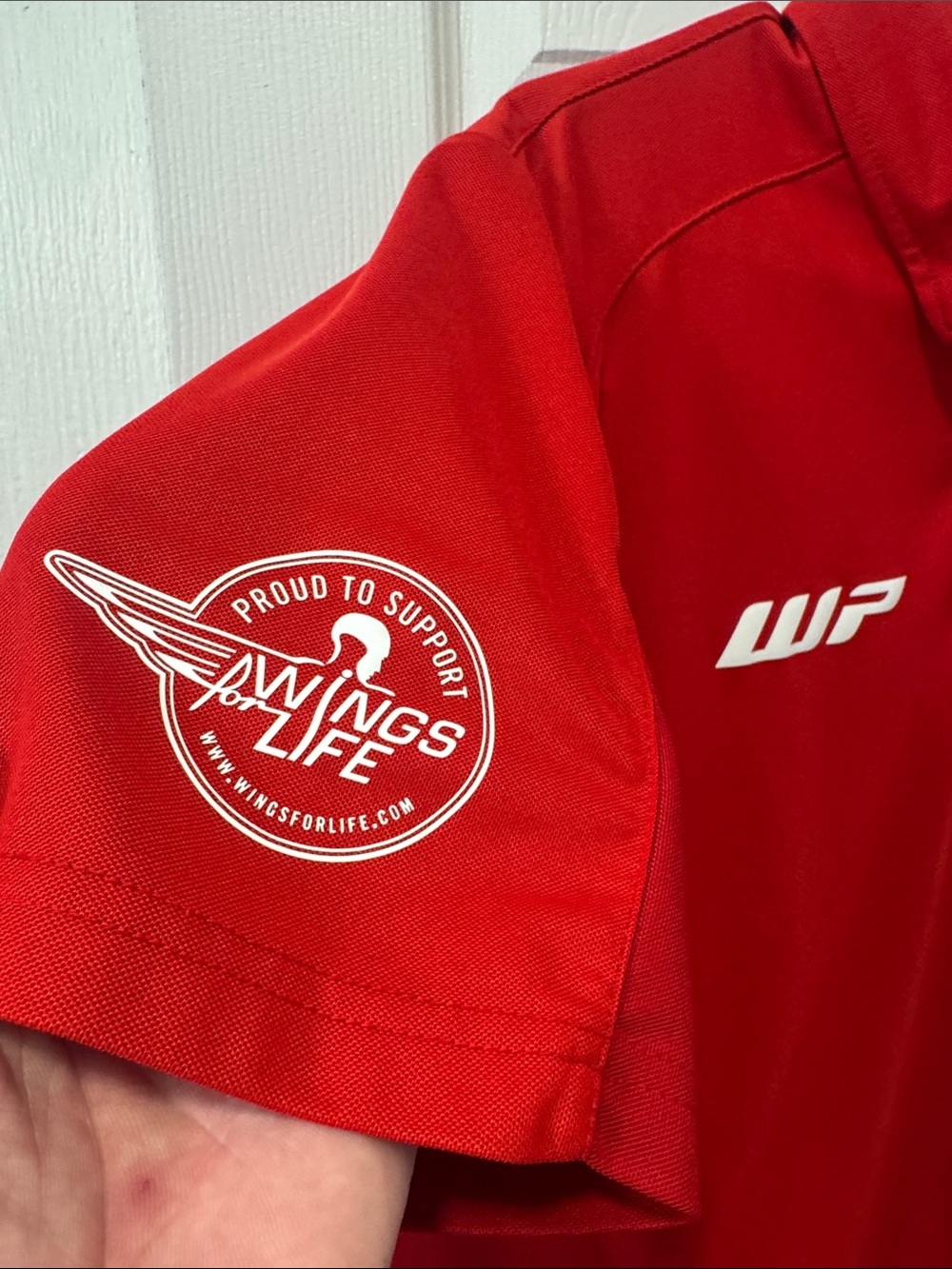 Men's Red Racing Team Polo - Picture 2 of 5